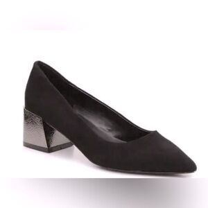 Bleecker & Bond Yasmine Suede Block Heel Pumps